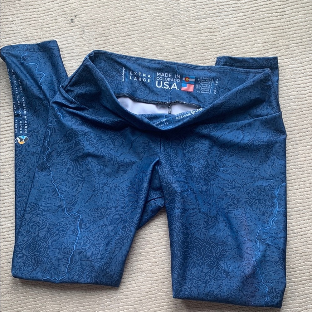 Cascade river gear river topo leggings
